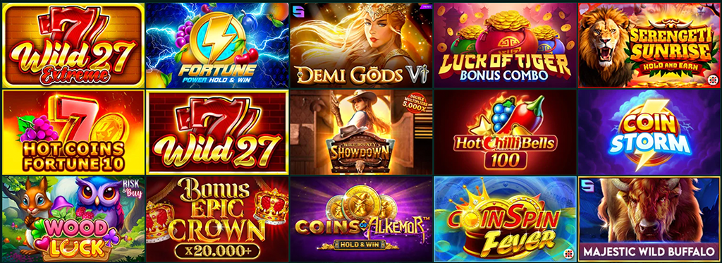A Spinbetter Casino felületén elérhető játékfelhozatal, slot