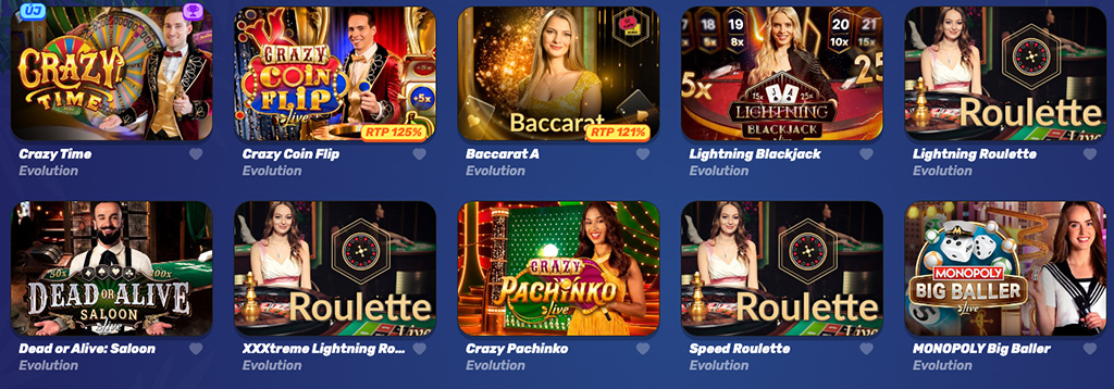 Gamblezen kaszinó, roulette, live blackjack